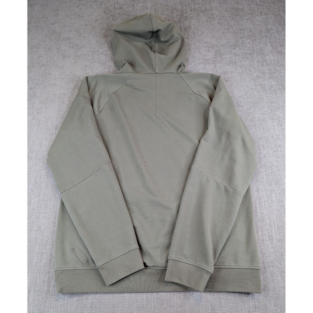 Lululemon Hoodie Mens L Sage Green City Sweat French Terry Pullover Sweatshirt - Picture 3 of 7
